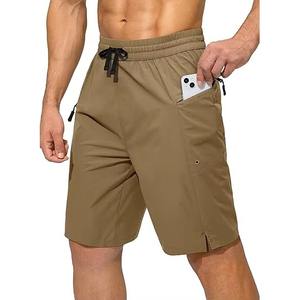 Shorts cargo de plage pour homme, personnalisés, sportifs, d'été, à séchage rapide, écologiques, respirants, imperméables, en polyester et coton, avec cordon de serrage au milieu - Product Image 4