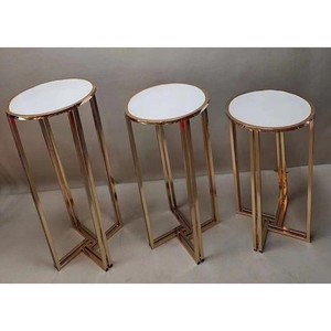 Premium Quality Strong Metal Cake Stand with Smooth Gold Finish Perfect for Wedding Birthday & Party Event from Indian Supplier - Product Image 4