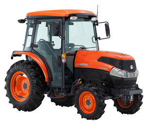 รถแทรกเตอร์ตัดหญ้าคูโบต้า B7500 ขับเคลื่อน 4 ล้อ สีแดง พร้อมแท่นตัดหญ้า โรลบาร์ เกียร์บ็อกซ์ และมอเตอร์ - Product Image 3