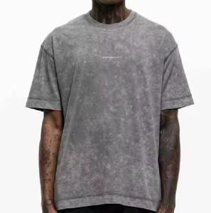 Camisetas de algodón de verano con logotipo personalizado para hombres y mujeres, Camiseta ajustada de diseñador de calidad con cuello redondo corto de estilo callejero, nueva camiseta fabricada - Product Image 1