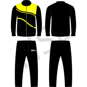 ชุดวอร์ม2ชิ้นสำหรับผู้ชายเสื้อมีฮู้ดและกางเกงวิ่งสีบล็อคสี - Product Image 6