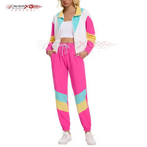 ชุดกันลมแบบหรูหราสำหรับผู้หญิงชุดกันลมสวมใส่สบายและให้ความรู้สึกสปอร์ต - Product Image 4