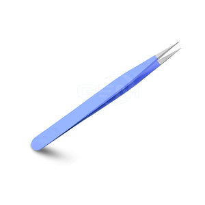 Pinzas para Pestañas de Acero Inoxidable Resistentes, Hechas a Medida, con Logotipo Personalizado, Punta Suave, Reutilizables, Tamaño Personalizado, Empaque Personalizado - Product Image 2