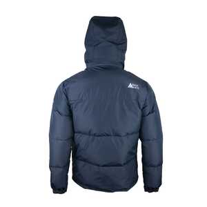 Leppa Winter Cargo <b>Down</b> Jacket Waterproof Coating Vintage Print Windproof Hooded Collar Nylon Polyester Filling Zipper Closure - Product Image 3
