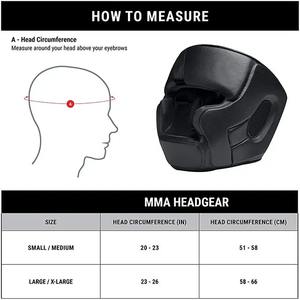 Protectores de Cabeza de Boxeo al por Mayor, Protección Facial Completa, Protectores de Cabeza Hechos a Medida, Casco de Boxeo de Cuero de Color Liso - Product Image 6
