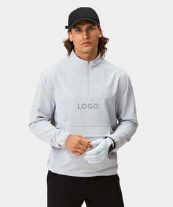 Vente en gros de sweats à capuche personnalisés avec fermeture éclair pour hommes, sweats à capuche amples en molleton à manches longues, pulls tricotés de printemps avec impression épaisse - Product Image 1