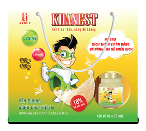 Suplementos de Proteínas y Nutrición para Adultos y Niños, Caja al por Mayor, OEM, ODM, Bebida de Nido de Pájaro Rica en Taurina y Lisina KhaNest - Product Image 1