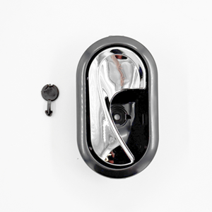 8200028487 Poignée de porte intérieure chromée gauche pour Renault Clio III Kangoo Dacia Logan - Product Image 1
