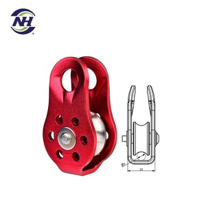 Autres produits de camping et de randonnée équipement de sauvetage travaux de construction systèmes de poulies mobiles d'escalade en alliage d'aluminium avec tyrolienne - Product Image 5