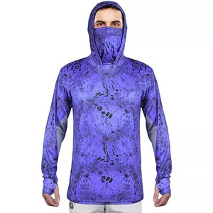 Buk – ensemble de pêche à manches longues pour hommes, à capuche, protection uv, séchage rapide, vêtements, chemises, vente en gros - Product Image 1