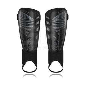 Protège-tibias professionnels avec couverture complète pour les combats, l'entraînement et la compétition Protège-tibias en cuir PU avec rembourrage léger - Product Image 1