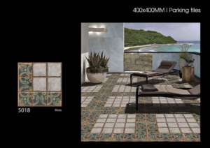 Baldosas de Porcelana Antideslizantes para Estacionamiento, Baldosas Cerámicas para Exteriores de 40x40cm 400x400mm para Áreas de Estacionamiento, Entradas de Autos y Caminos de Jardín - Product Image 4