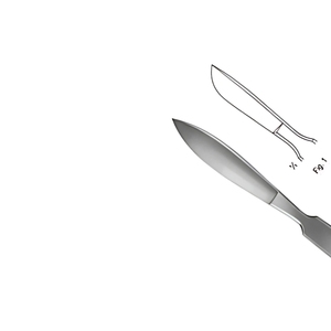 มีดผ่าตัดการชันสูตรศพเครื่องมือชำแหละ23ซม. ได้รับการรับรองจาก CE - Product Image 3