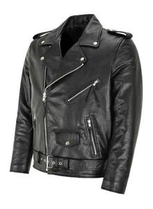 Chaquetas para Hombre 2025, Chaqueta de Motociclista de Cuero Genuino de Moda, Detalles Premium para Motociclistas, Cierre de Cremallera Frontal de Lona, Impermeable - Product Image 2
