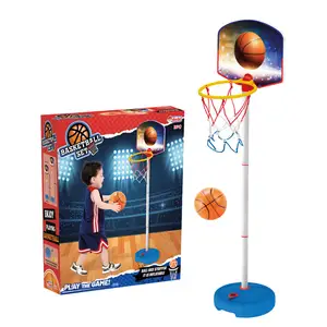 Small Basketball Set Toys Basketball Hoop Slam Dunk with Portable Plastic Basketball Toy Sets Sporting Toy for Kids Wholesale