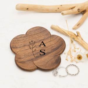 Wholesale Custom Plain Unfinished Blanks Dark Acacia <b>Wood</b> Pallet Coasters square Round Wooden coaster for Drinks - Product Image 2