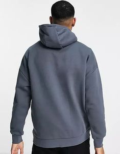 Sudadera con Capucha de Felpa Francesa de 320 g/m², Impresión de Logotipo Personalizado, Sudadera con Capucha para Hombre Sin Cordones - Product Image 2