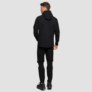 Chaquetas cortavientos para deportes al aire libre para hombre con logotipo personalizado OEM, chaqueta de invierno recubierta con cuello levantado y cierre de cremallera de talla grande - Product Image 4