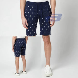 Shorts deportivos para hombre, bordados, estampados, de algodón, tipo bermuda, unisex, transpirables, para verano, uso diario informal. - Product Image 3