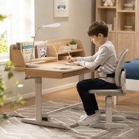 Bureau d'étude pour enfants en bois ergonomique inclinable et réglable en hauteur, design moderne, pour chambre et salon