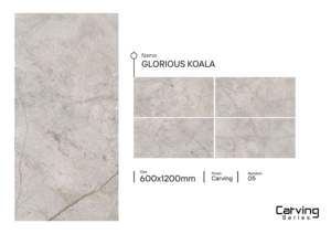 Carreaux de sol en porcelaine durable 600x1200 finition mate pour les zones à fort trafic Maisons modernes Hôtels Villas Aéroports Centres commerciaux - Product Image 2