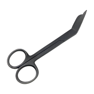 Ciseaux de coupe de pansement en gros Ciseaux de salle d'opération de chirurgie professionnelle en acier et métal de couleur noire - Product Image 2