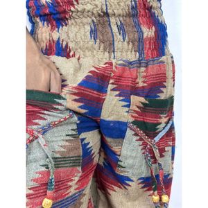 Unisex Boho Hareem <b>Pant</b> Men's Yoga Leisure <b>Pants</b> Yak <b>Wool</b> Blend Aztec Geometric Non-Itchy Warm Hand Stitched Hippie Tribal Style - Product Image 2