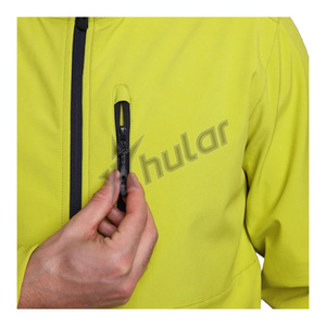 แจ็กเก็ตมีฮู้ดสำหรับผู้ชายเสื้อแจ็คเก็ตมีฮู้ดผ้านุ่มออกแบบสปอร์ตพร้อมโลโก้ด้านหน้ากันลมกันน้ำประสิทธิภาพสำหรับการใช้งานในฤดูหนาว - Product Image 4