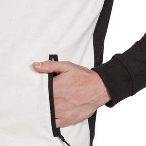 100% nuevo conjunto de chándal de lana de algodón para hombres invierno estilo sólido con cremallera Sudadera con capucha pantalón acampanado traje estilo callejero impreso de talla grande - Product Image 2