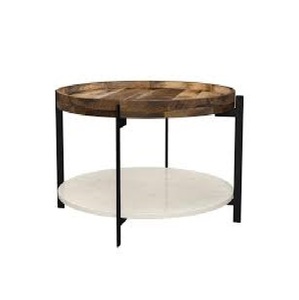 Venta caliente de Metal y madera Mesa de café y té Diseño moderno Sala de estar Tamaño personalizado Forma Color Usos en Home Hotel - Product Image 2