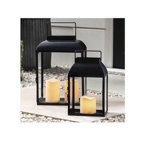 <b>Large</b> Moroccan enamel coated decorative metal <b>lantern</b> perfect for lavish parties hotels restaurants and festive occasions - Product Image 6