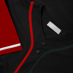 Camiseta de Béisbol Unisex Personalizada para Hombre, Transpirable, Anti-UV, de Secado Rápido, 100% Poliéster, Impresión Digital, Ropa Deportiva - Product Image 3