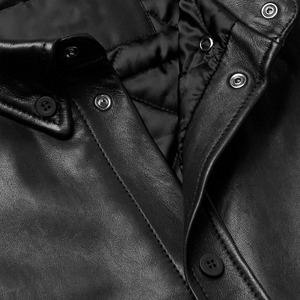 Vestes en cuir à la mode Veste en cuir de haute qualité pour hommes au meilleur prix Veste en cuir à manches longues - Product Image 3