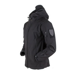 Chaqueta Softshell de calidad de diseño personalizado para hombre, chaqueta ligera transpirable impermeable para deportes al aire libre, chaqueta cálida de invierno - Product Image 6