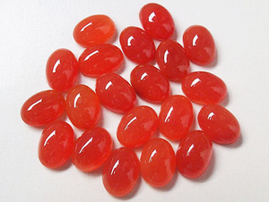 Cornalina suelta genuina, tamaño calibrado, fabricación de joyas preciosas, corte de cabujón, piedras preciosas curativas certificadas para la venta - Product Image 2