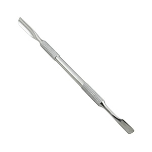 Herramienta de manicura de pedicura profesional de doble extremo, empujador de cutículas de uñas de acero inoxidable para uso de limpieza en dedos de Metal - Product Image 3