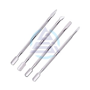 Juego de 4 Piezas de Empujador de Cutículas de Acero de Doble Extremo, Removedor de Piel Muerta, Limpiador de Manicura, Herramienta de Cuidado de Uñas, Todo para Manicura - Product Image 1