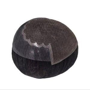 Perruque en cheveux humains Q6 Yaki, toupet pour homme, cheveux vierges Remy, trame simple, Bangladash Naturalizer Curl Bonnet, extension de cheveux Remi - Product Image 6