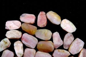 คริสตัลโอปอลสีชมพูธรรมชาติ18-20มม. เครื่องประดับแร่โอปอลสีชมพูของเปรูทำให้อัญมณีหลวม100% 100% ธรรมชาติ5ชิ้น - Product Image 5