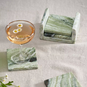 Posavasos únicos de mosaico de piedra gris para una adición texturizada y artística a la mesa. Disponible a precios de mayoreo. - Product Image 3