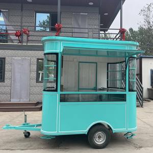 Carrito de Comida Rápida de Acero Inoxidable/Camión de Comida Móvil/Remolque de Comida para Exteriores, 4 Ruedas, Dimensiones Personalizables, 2 Años de Garantía, Superficie Plana - Product Image 2