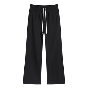 Pantalons de survêtement en molleton polaire écologique en toile de coton de qualité supérieure, légers et décontractés pour hommes, sur mesure OEM - Product Image 1