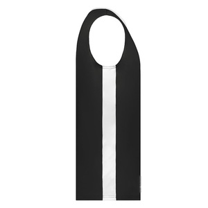 Maillots de basket-ball personnalisés 2025 pour adultes, couleur noire, nouveau style, tricot en polyester, service OEM - Product Image 4