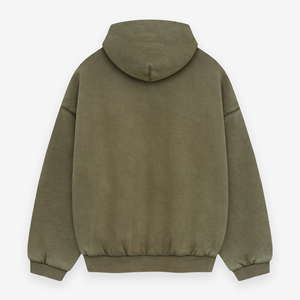 Sudadera con capucha básica transpirable para hombre de la mejor calidad con diseño de manga larga de logotipo personalizado para el servicio OEM de MOQ bajo de invierno - Product Image 2