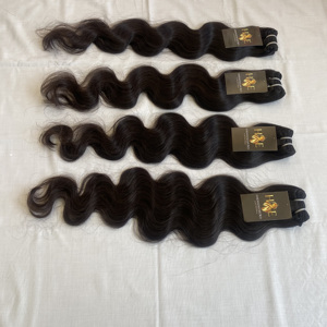 Mechones de pelo sin procesar, pelo sin procesar, liso, con cutícula Frontal, 100% sin procesar, brasileño - Product Image 2