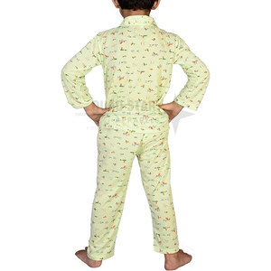 Service OEM, fabriqué en coton 100% de haute qualité, ensembles de pyjamas pour enfants respirants et thermiques, personnalisables, vente en gros, dernier design - Product Image 4