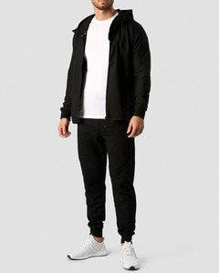 Sweatshirts à capuche et sweatshirts en molleton Tech Sportswear légers avec fermeture éclair personnalisés Basics Full Zip Up au prix de gros - Product Image 5