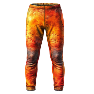 Haute polyester Sublimation impression Joggers pantalon doux décontracté coupe-vent course à pied voyage pantalon droit grande taille Options - Product Image 4