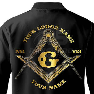 Chaqueta Masónica para Hombre, Abrigo Bordado Oficial de Logia, Chaqueta Masónica Bordada para Hombre - Product Image 5