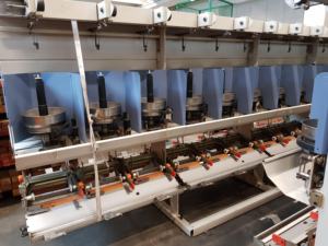 Machine à tordre Giudici Duplex 400, deux en un, 66 broches, haute vitesse, collection de fils texturés en polyester/nylon, capacité de 3/4 kg - Product Image 4